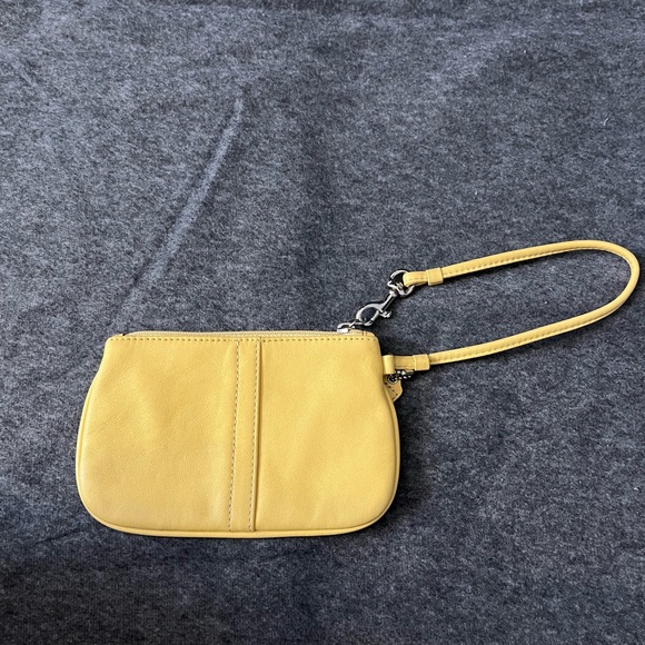 Yellow Coach Wristlet - Picture 1 of 4